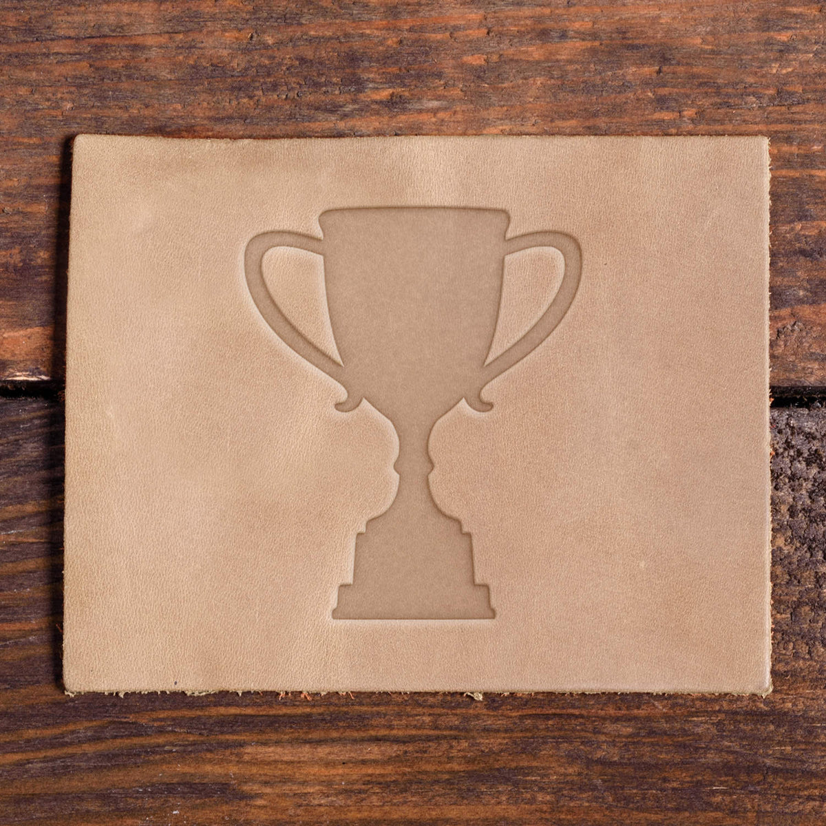 Trophy Delrin Leather Stamp