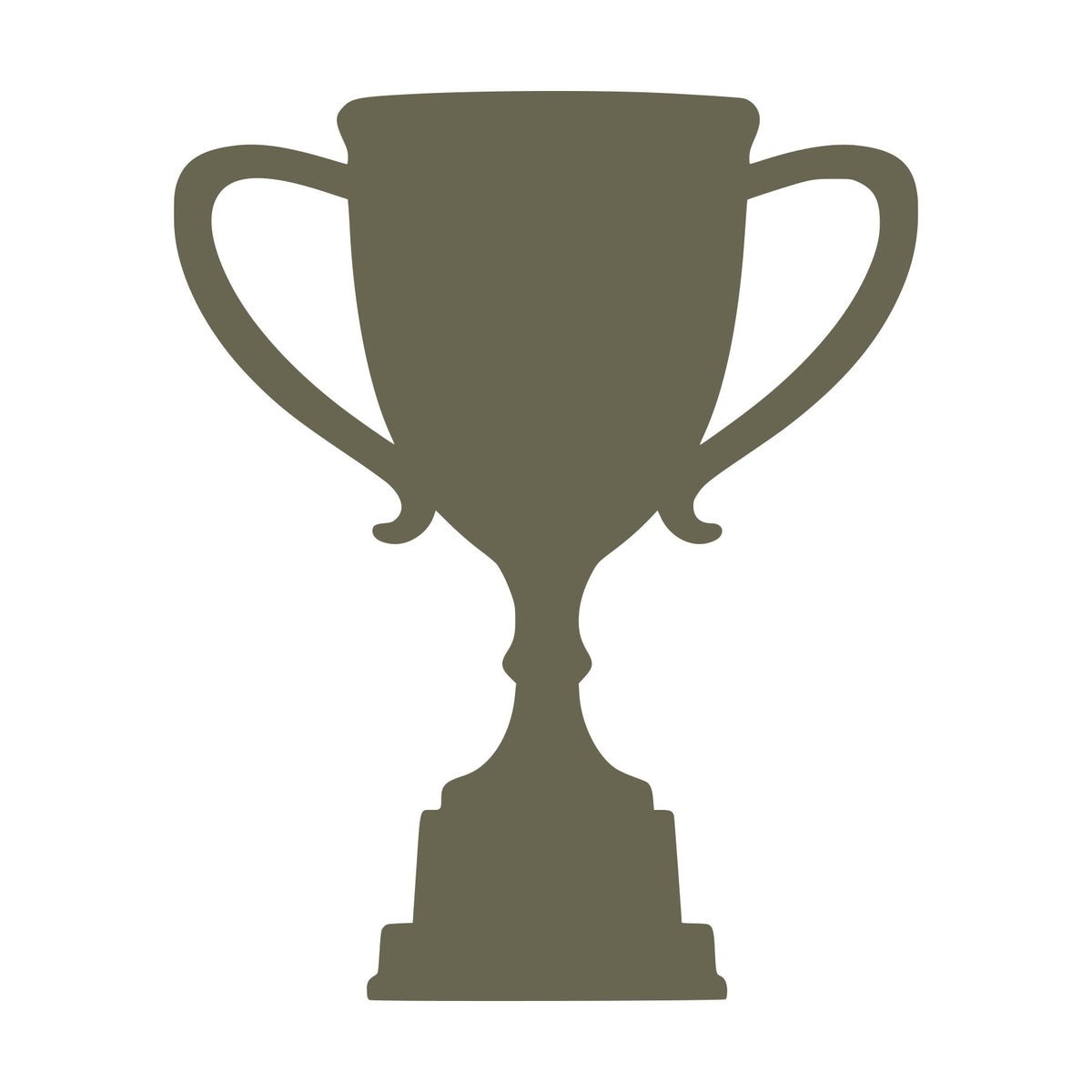Trophy Delrin Leather Stamp