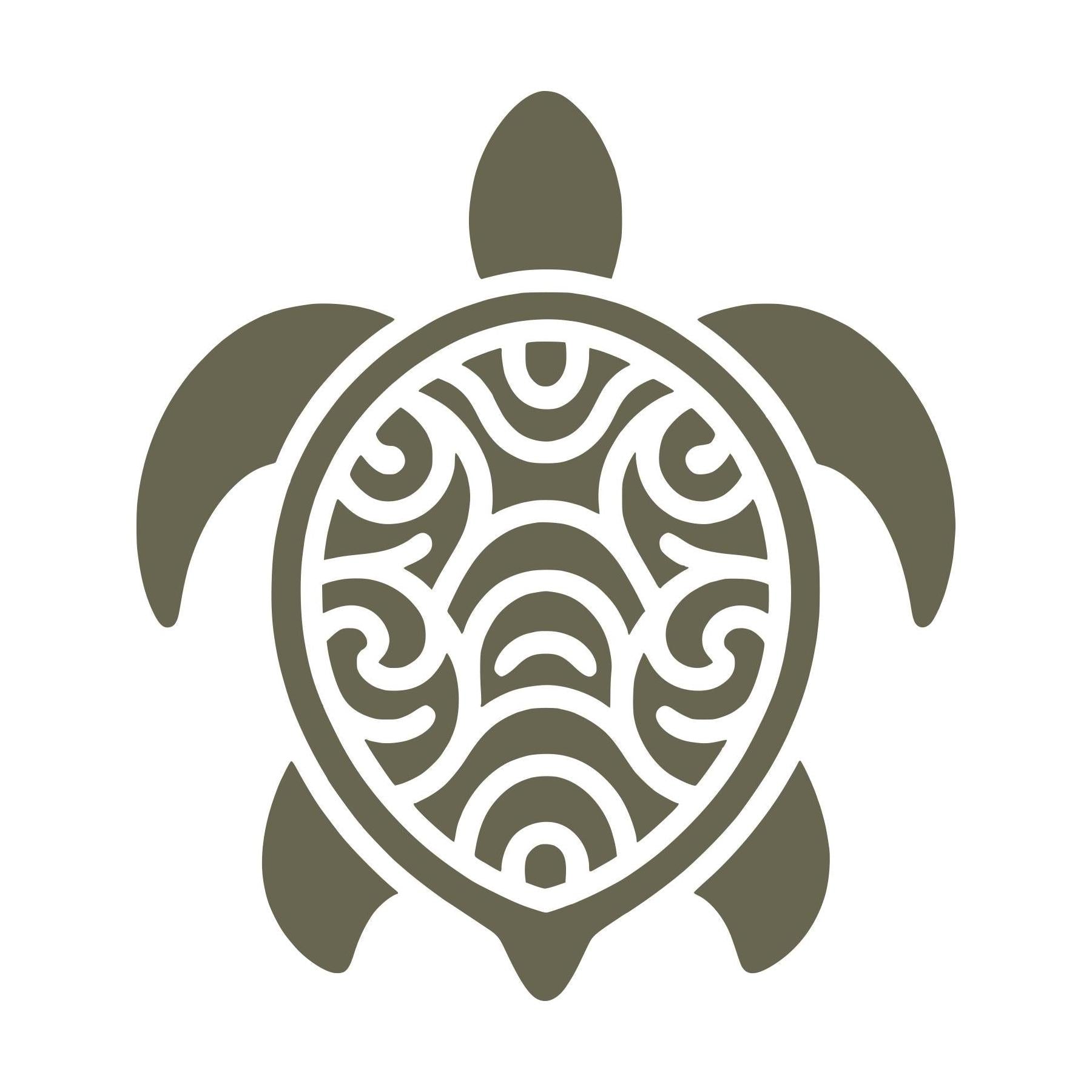 Sea Turtle Delrin Leather Stamp