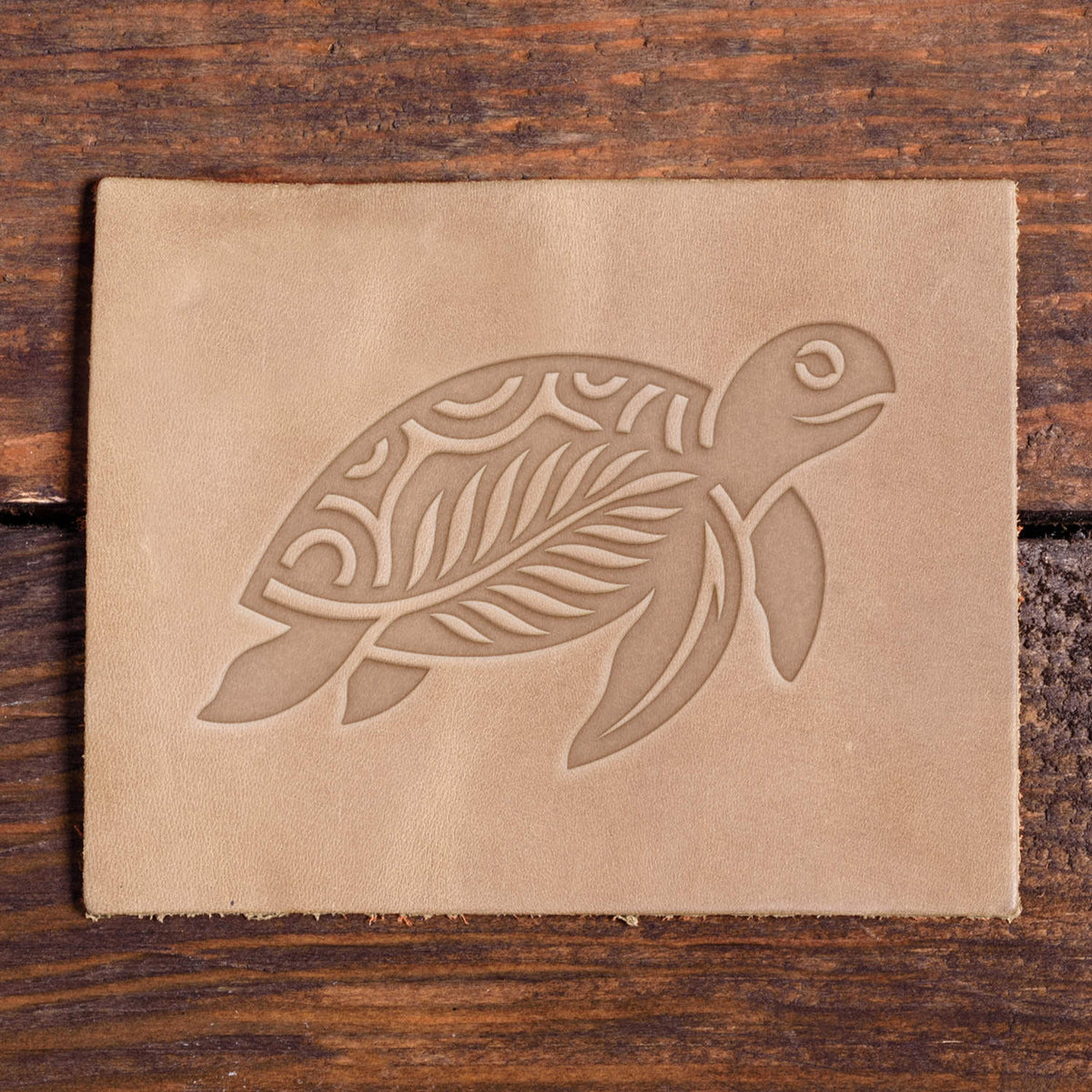 Tropical Sea Turtle Delrin Leather Stamp