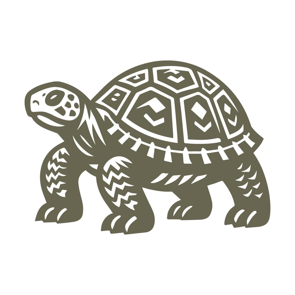 Tortoise Delrin Leather Stamp