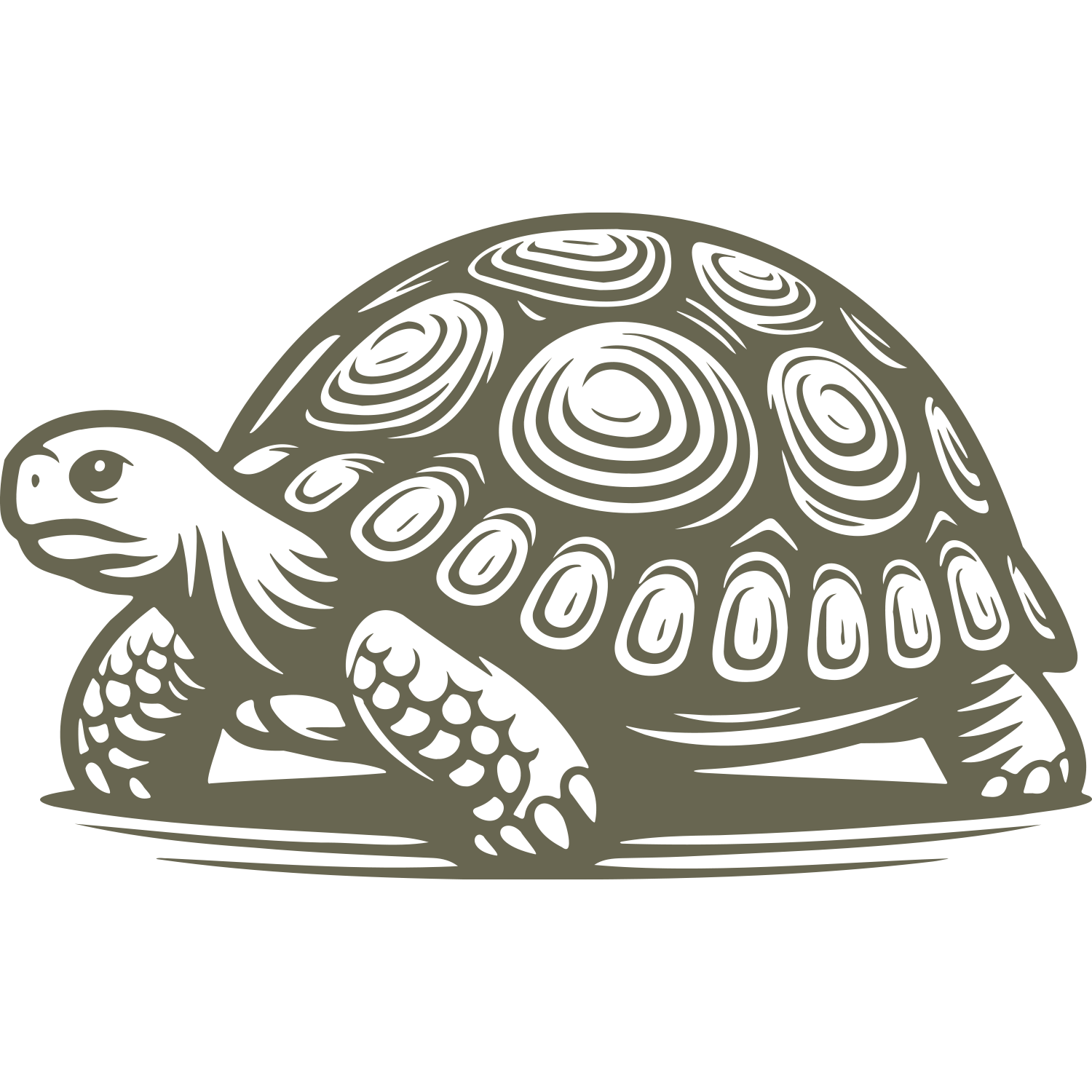 Tortoise Delrin Leather Stamp