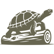 Tortoise on Log Delrin Leather Stamp