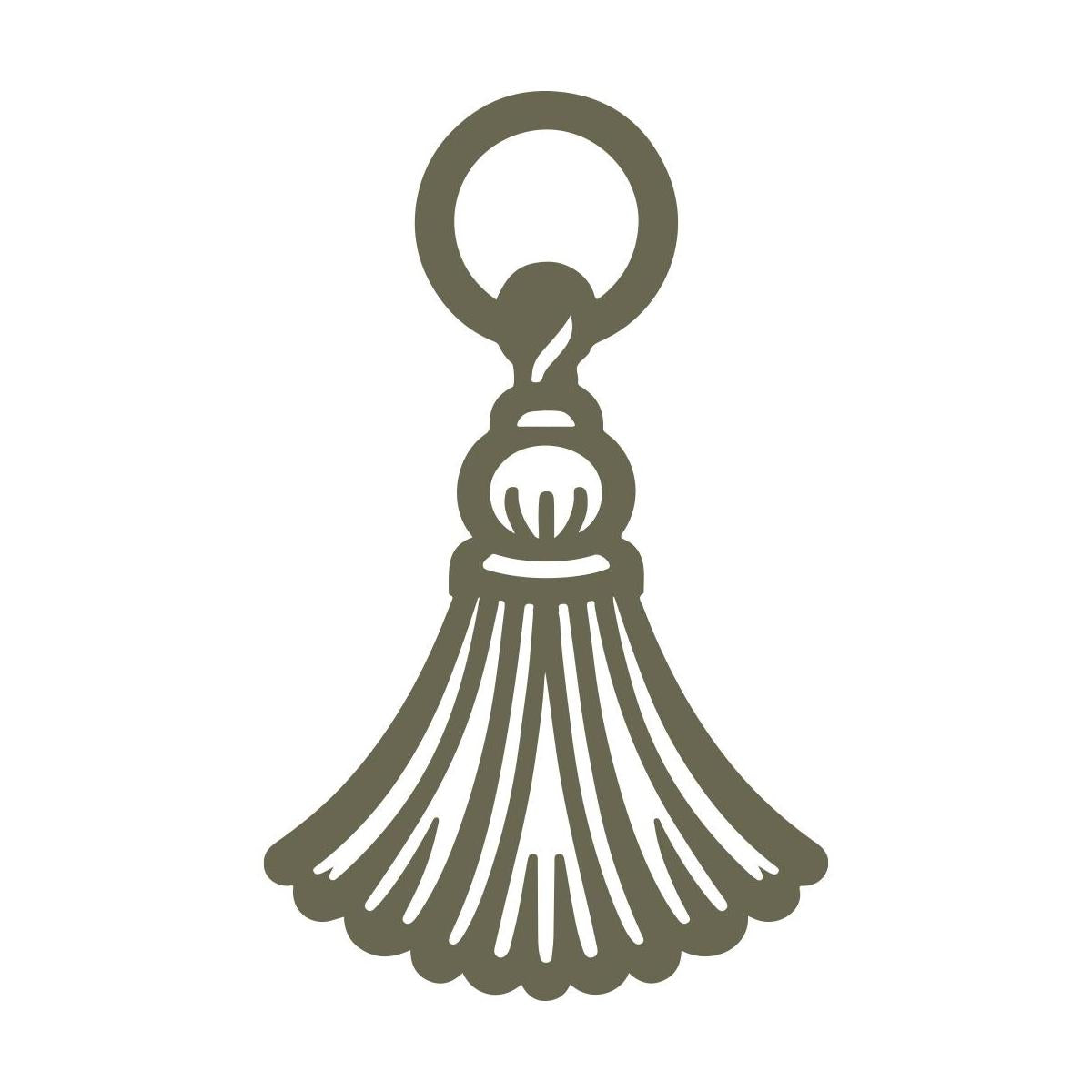 Tassel Delrin Leather Stamp