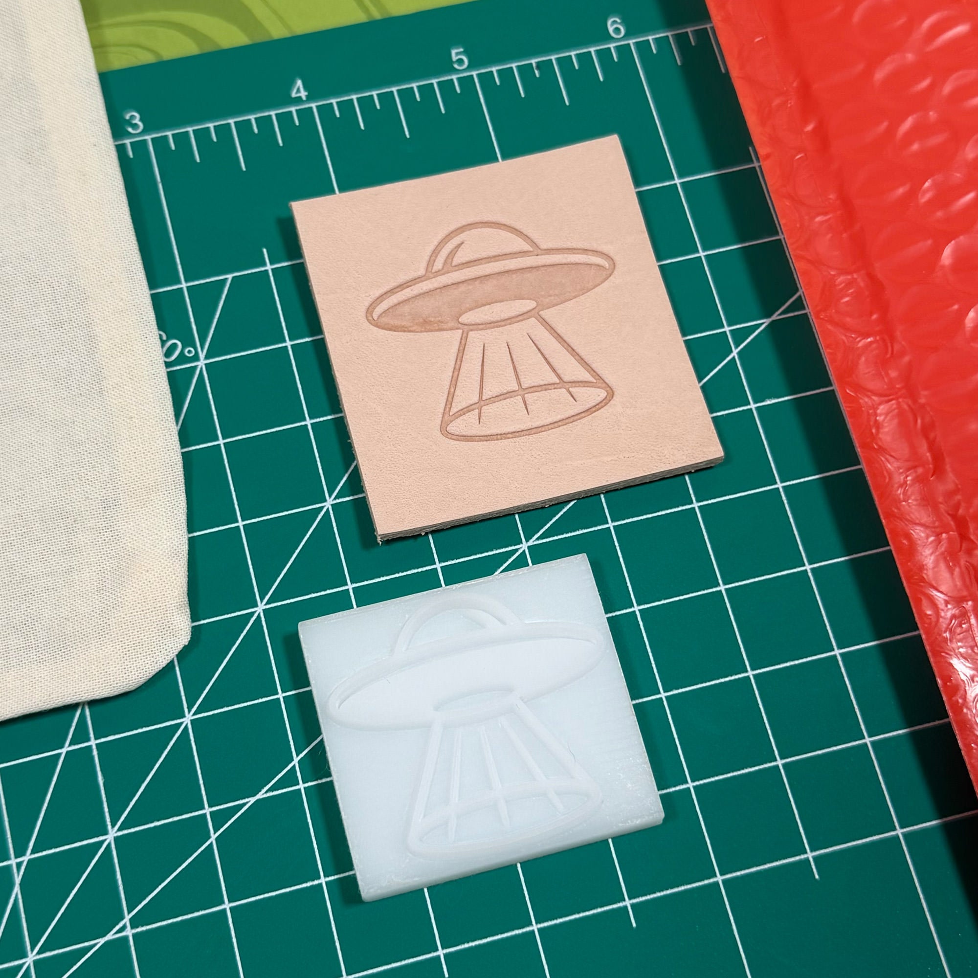 UFO Delrin Leather Stamp