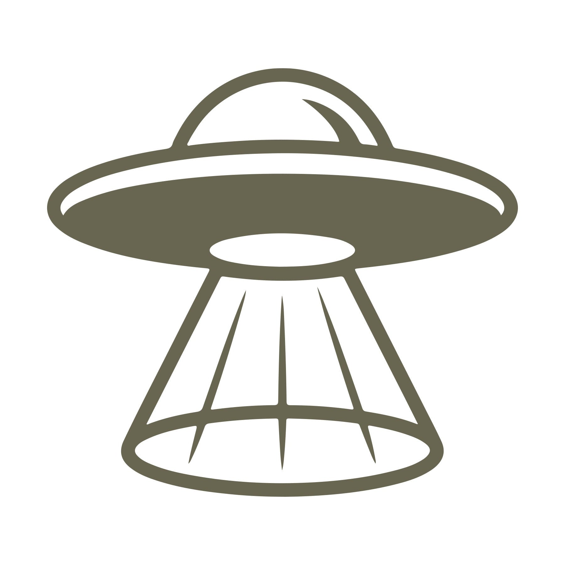 UFO Delrin Leather Stamp