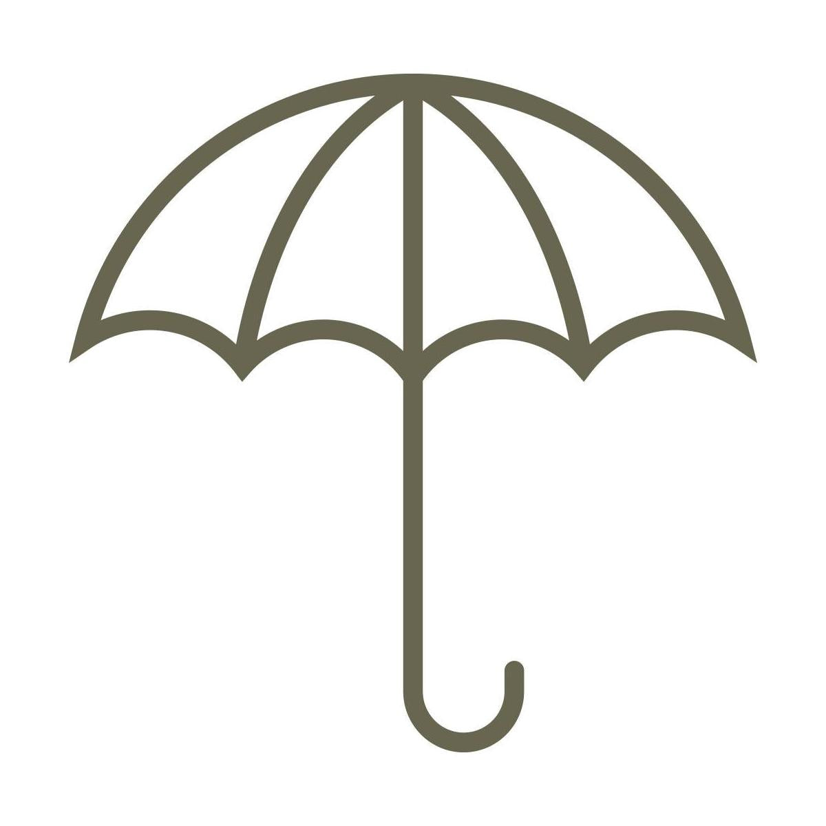 Umbrella Delrin Leather Stamp