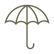 Umbrella Delrin Leather Stamp