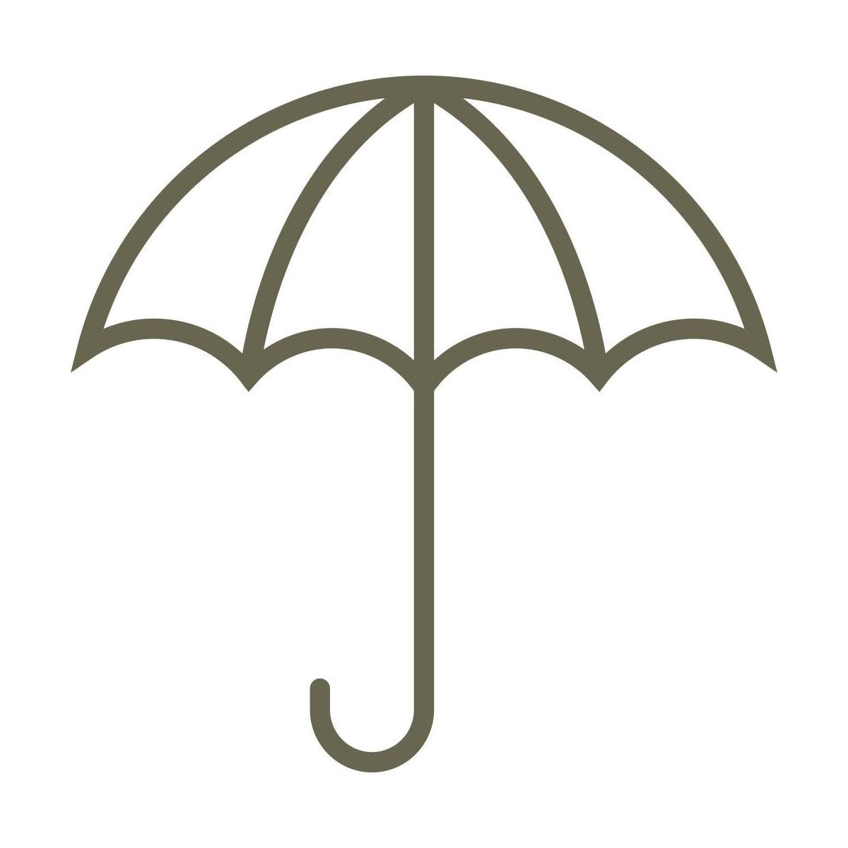 Umbrella Delrin Leather Stamp