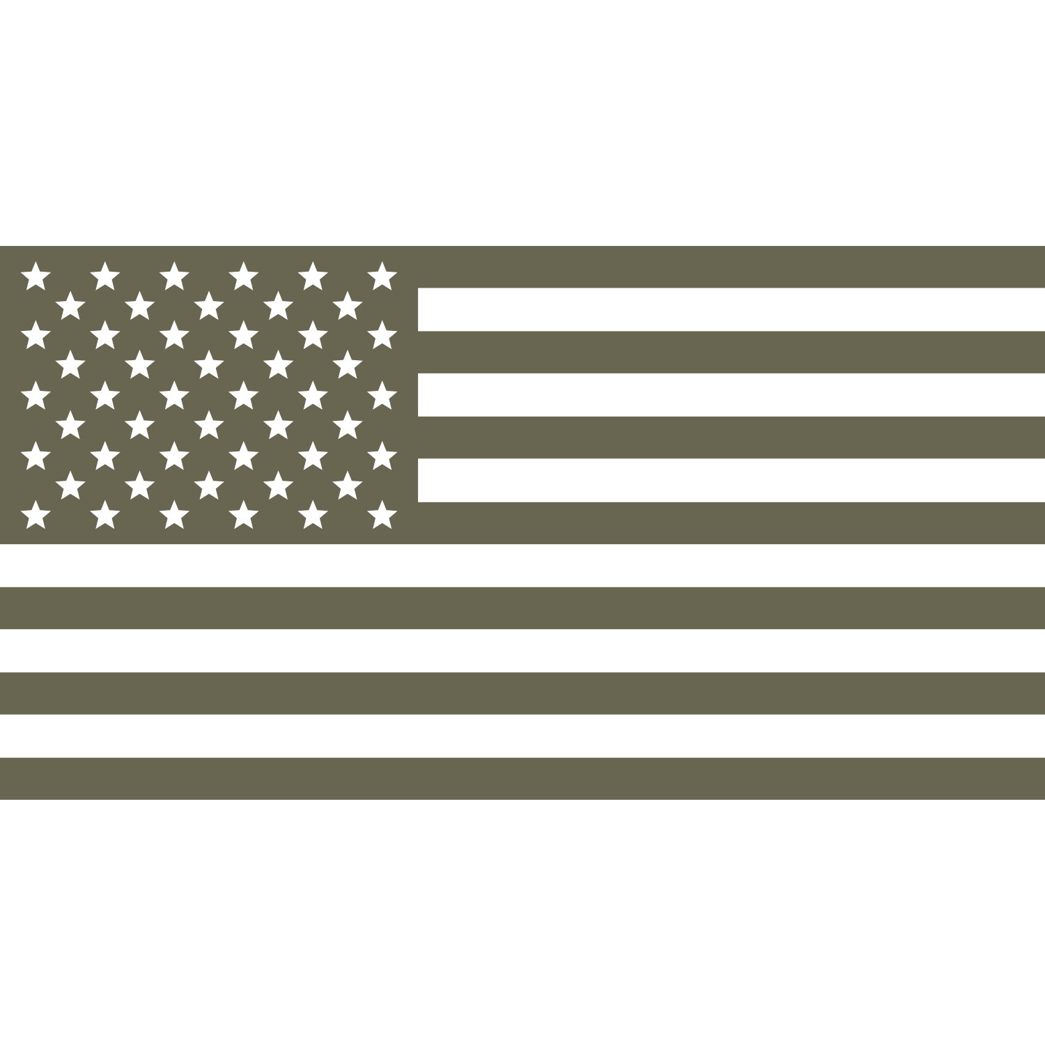 American Flag Delrin Leather Stamp