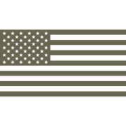 American Flag Delrin Leather Stamp