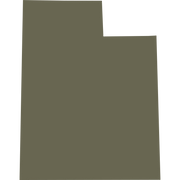 Utah State Shape Delrin Leather Stamp