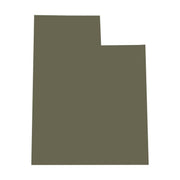 Utah State Shape Delrin Leather Stamp