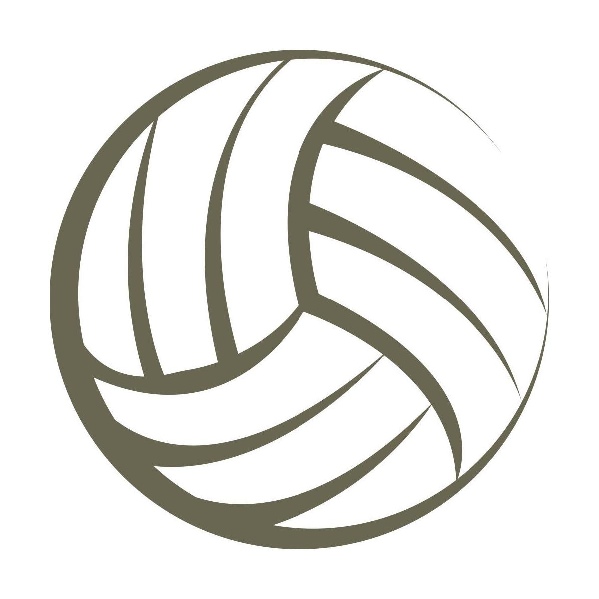 Volleyball Delrin Leather Stamp