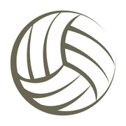 Volleyball Delrin Leather Stamp