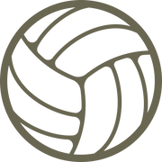 Volleyball Delrin Leather Stamp
