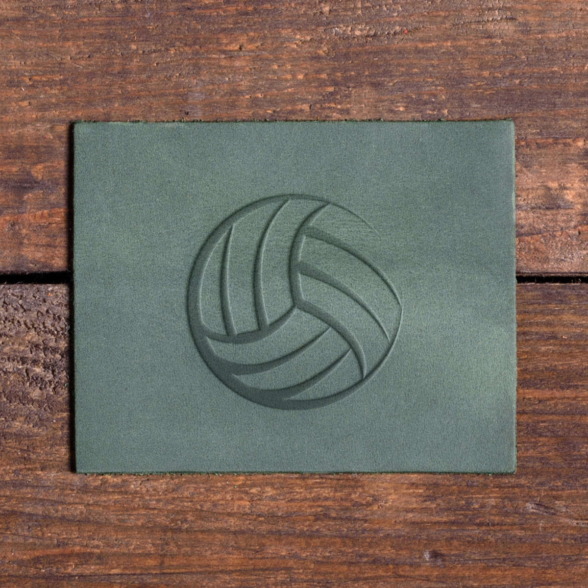 Volleyball Delrin Leather Stamp