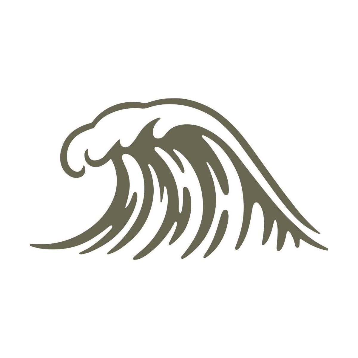Wave Delrin Leather Stamp
