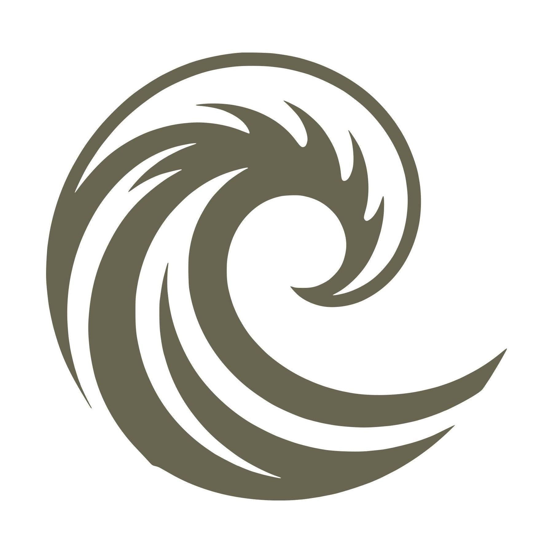 Wave Delrin Leather Stamp