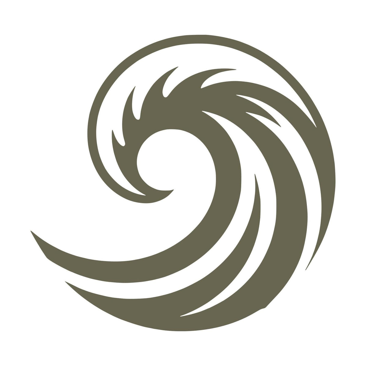 Wave Delrin Leather Stamp