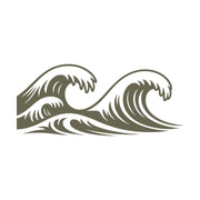 Wave Delrin Leather Stamp