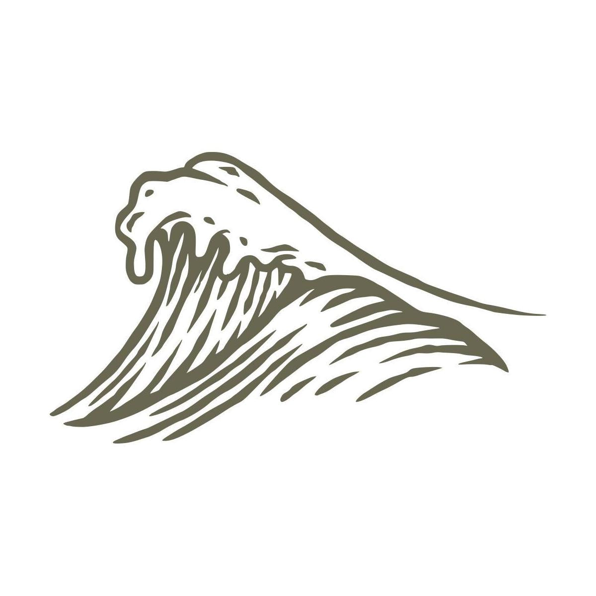 Wave Delrin Leather Stamp