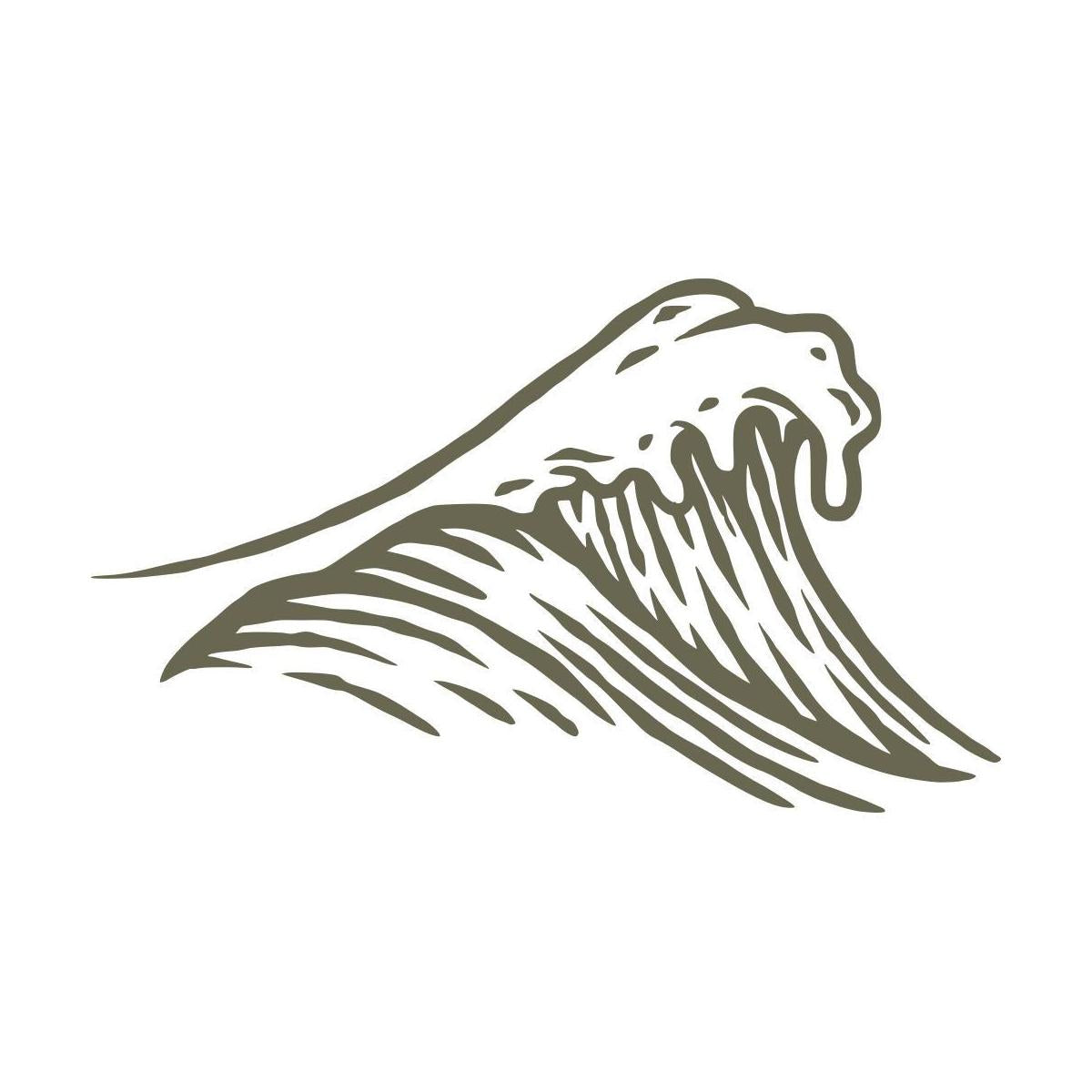 Wave Delrin Leather Stamp