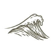 Wave Delrin Leather Stamp
