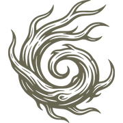 Woodgrain Swirl Delrin Leather Stamp