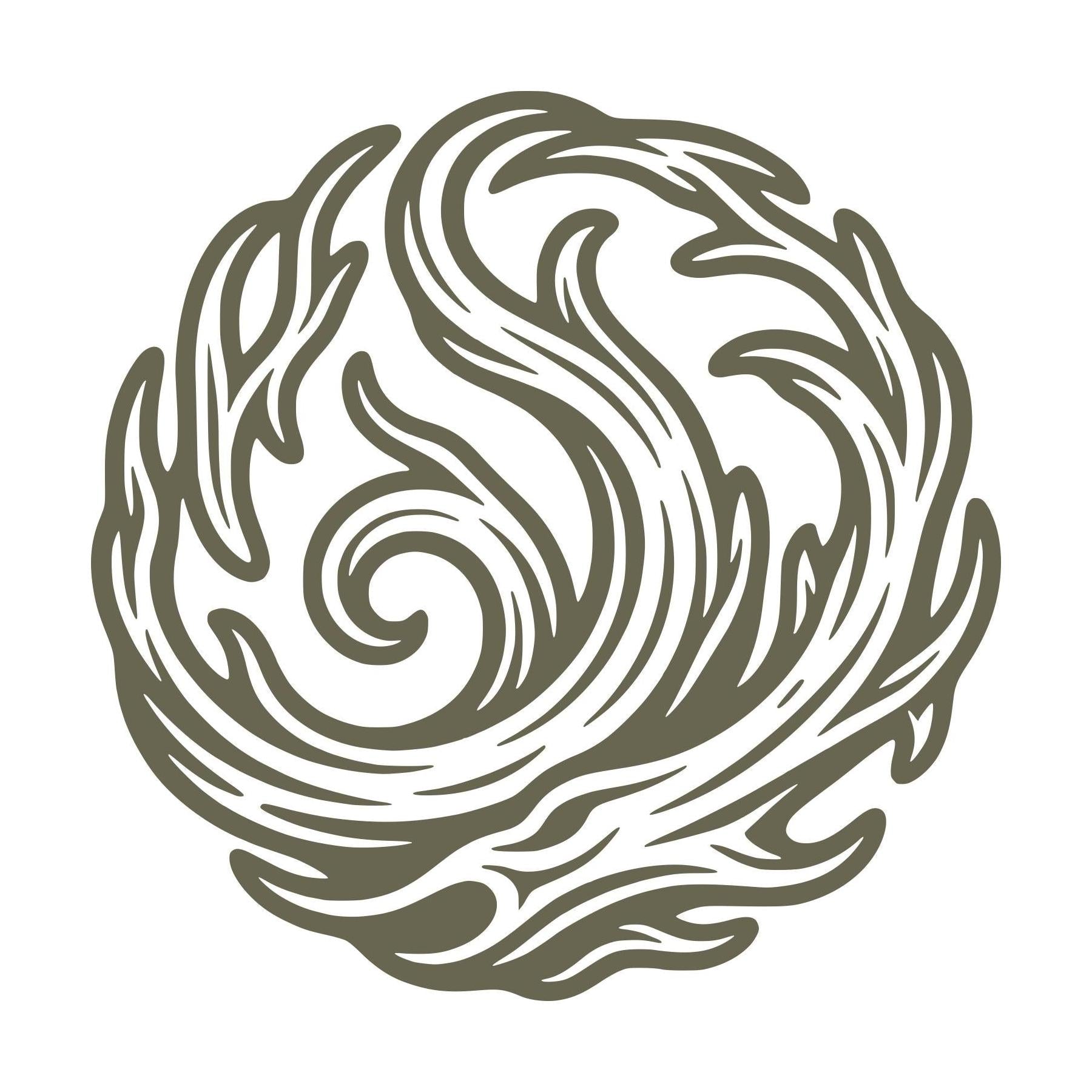 Woodgrain Swirl Delrin Leather Stamp