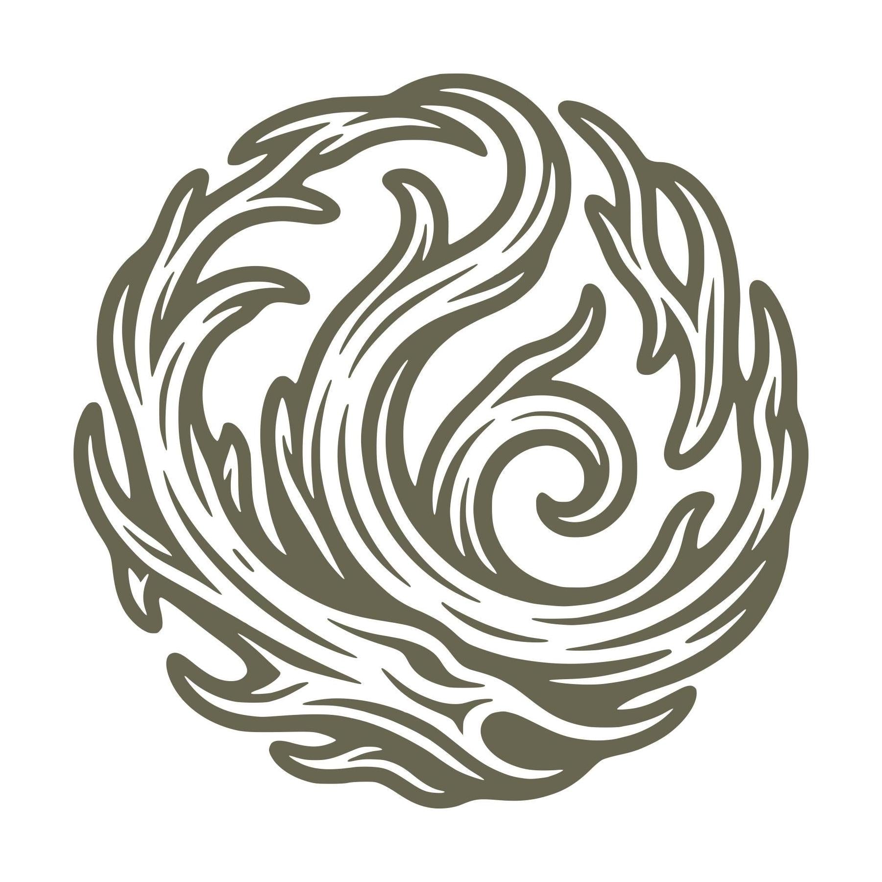 Woodgrain Swirl Delrin Leather Stamp