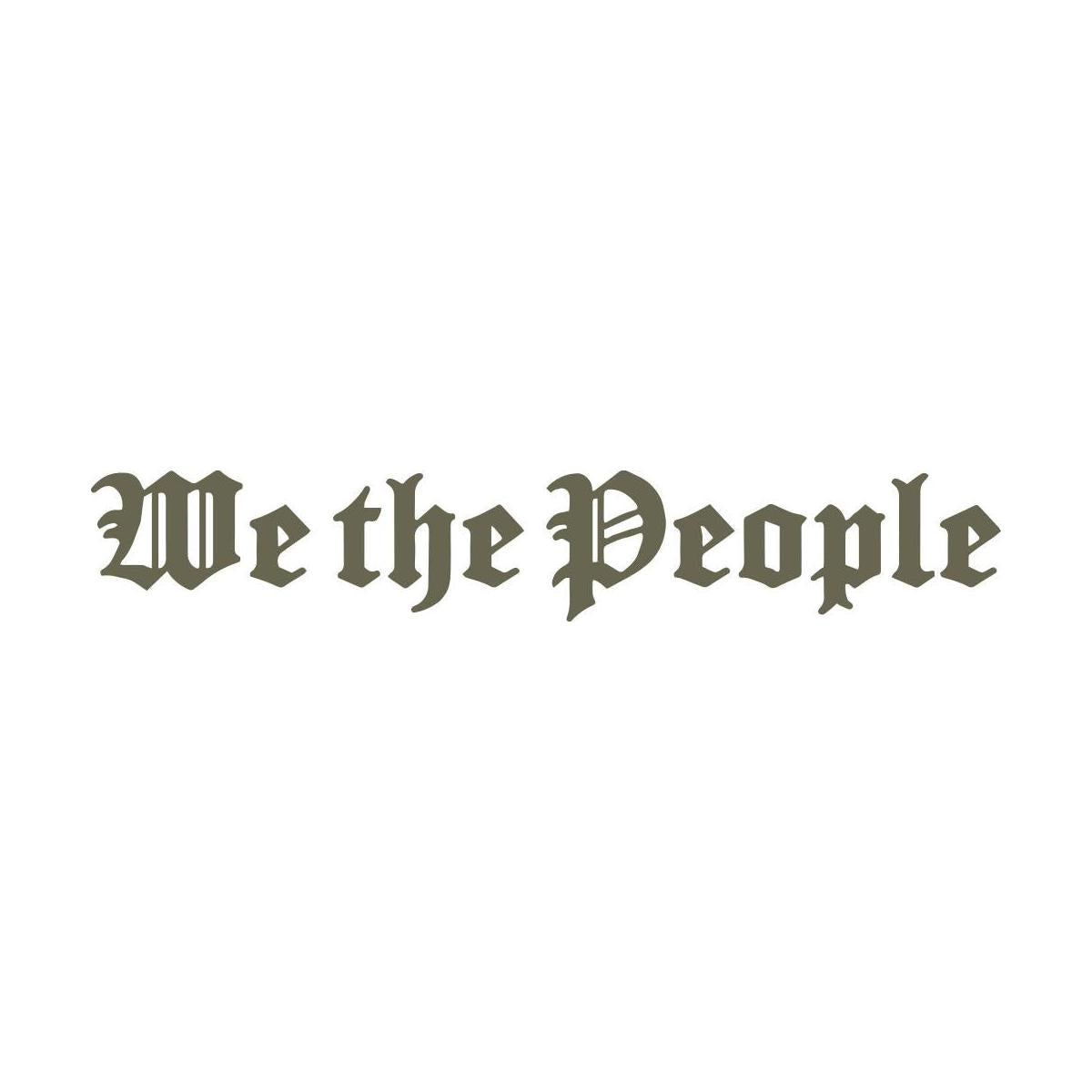 We the People Delrin Leather Stamp