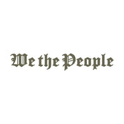 We the People Delrin Leather Stamp