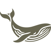 The image depicts a Whale Delrin Leather Stamp, characterized by its solid, dark brown color and lack of distinguishable features or patterns.