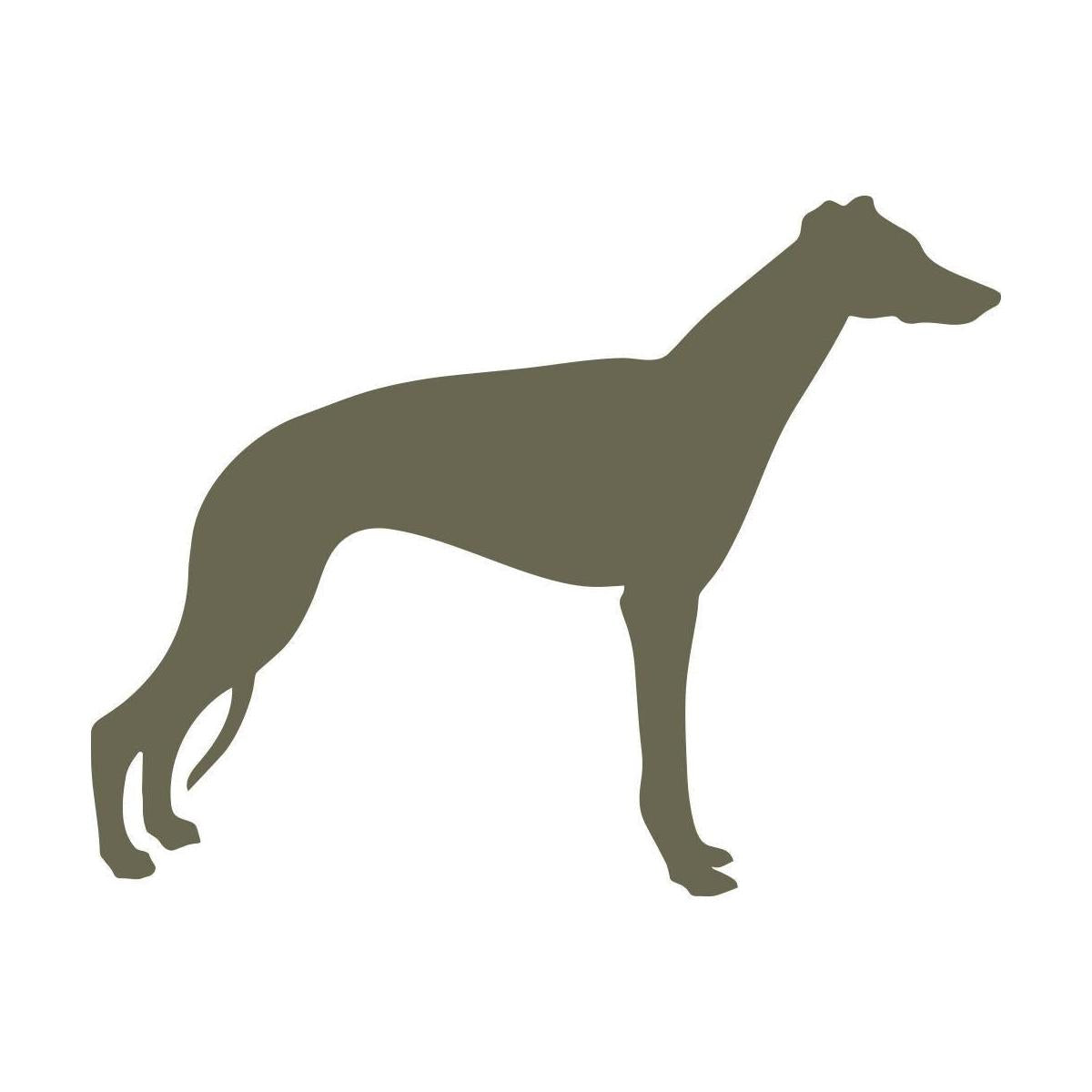 Whippet Dog Delrin Leather Stamp