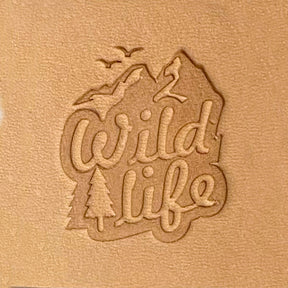 Wild Life Mountains Delrin Leather Stamp