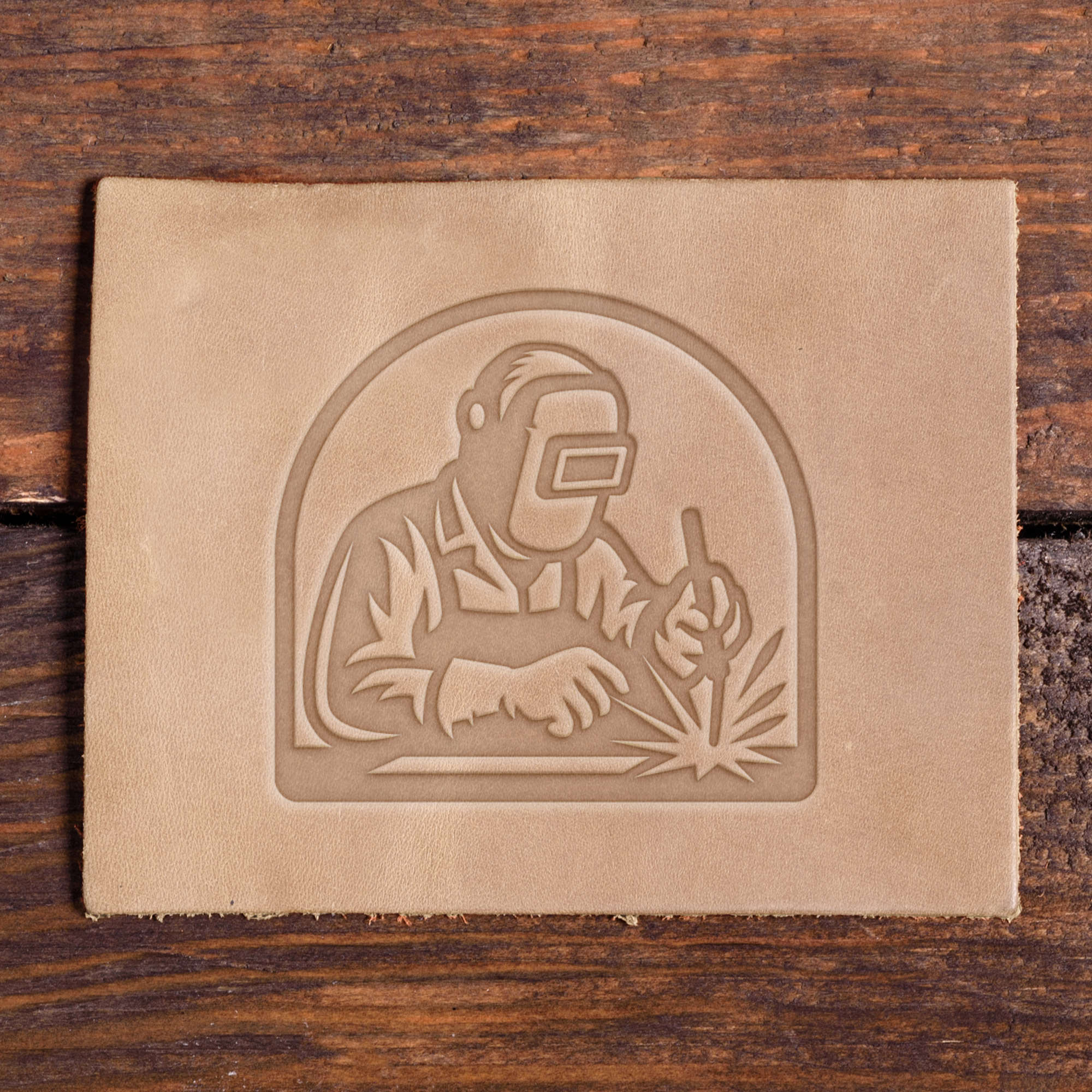 Welder Delrin Leather Stamp
