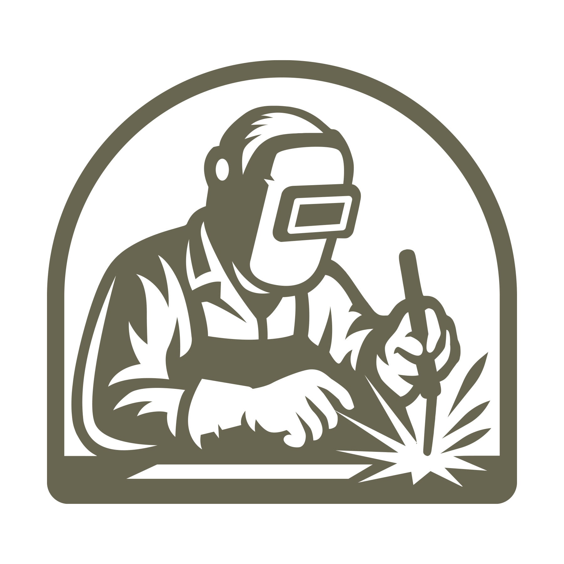 Welder Delrin Leather Stamp