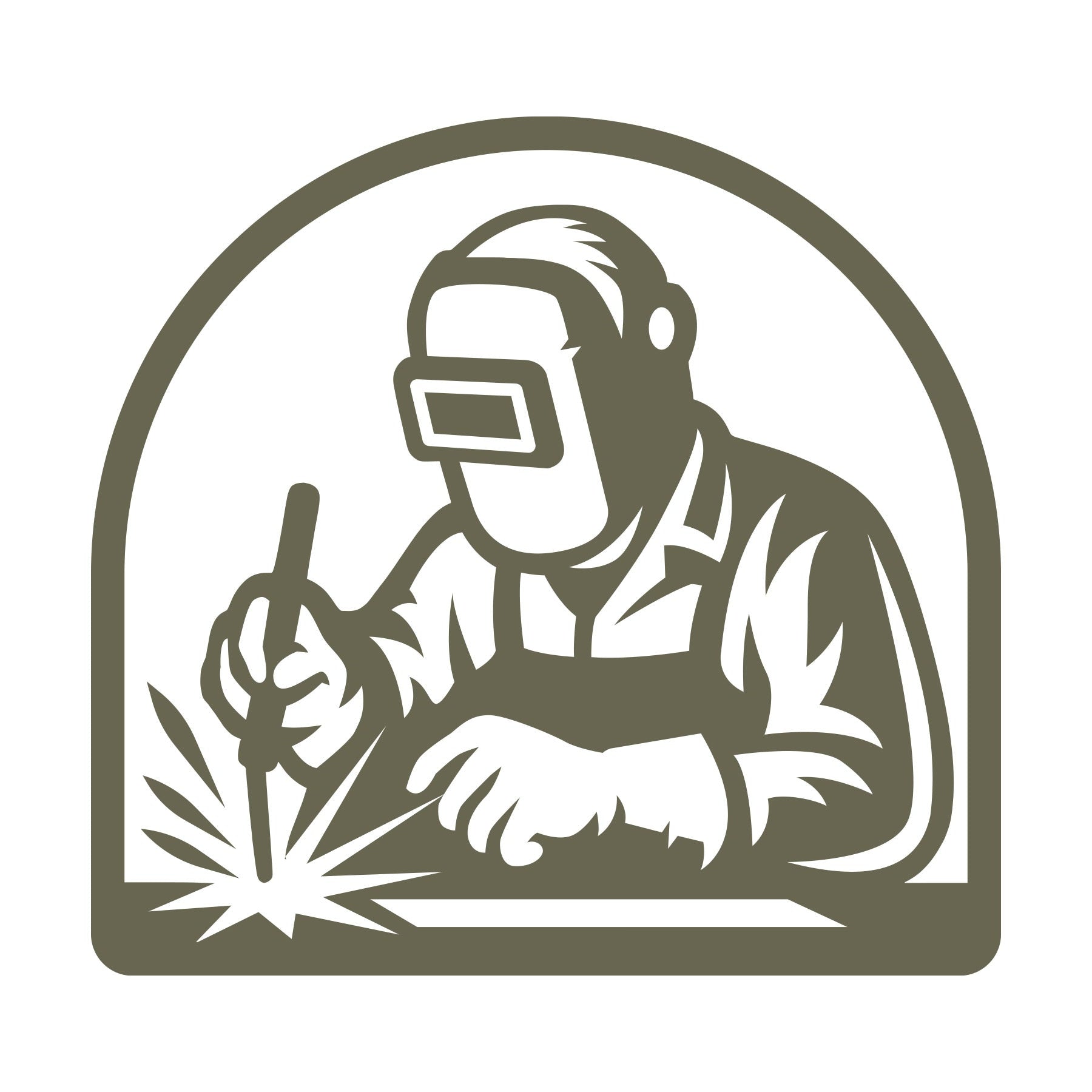 Welder Delrin Leather Stamp