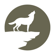 Wolf Howling Delrin Leather Stamp