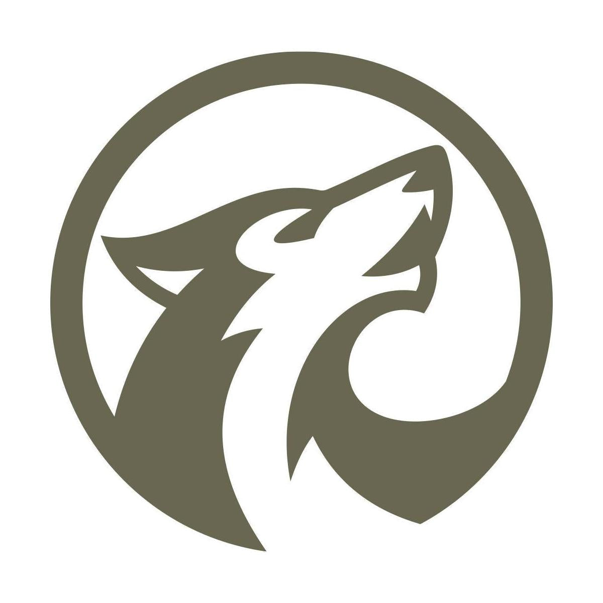 Wolf Delrin Leather Stamp