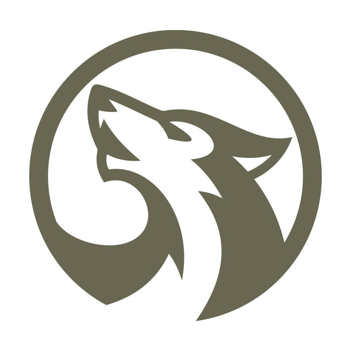 Wolf Delrin Leather Stamp