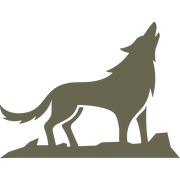Wolf Howling Delrin Leather Stamp