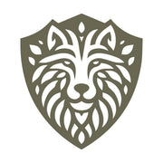 Wolf Shield Delrin Leather Stamp