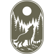 Wolf Howling Delrin Leather Stamp