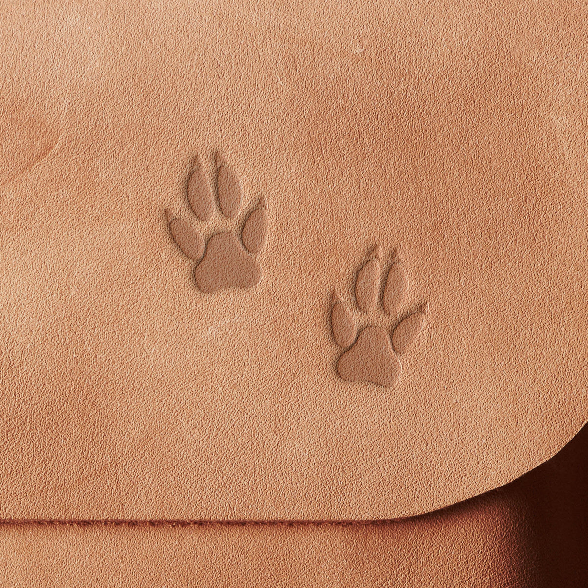 Wolf Paw Delrin Leather Stamp