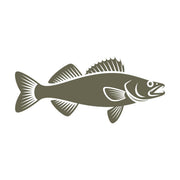 Walleye Fish Delrin Leather Stamp