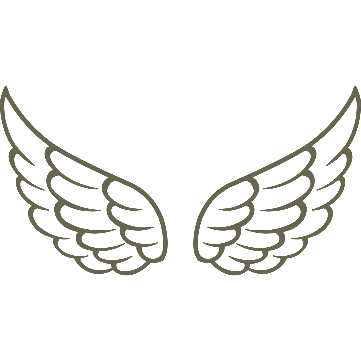 Wings Delrin Leather Stamp
