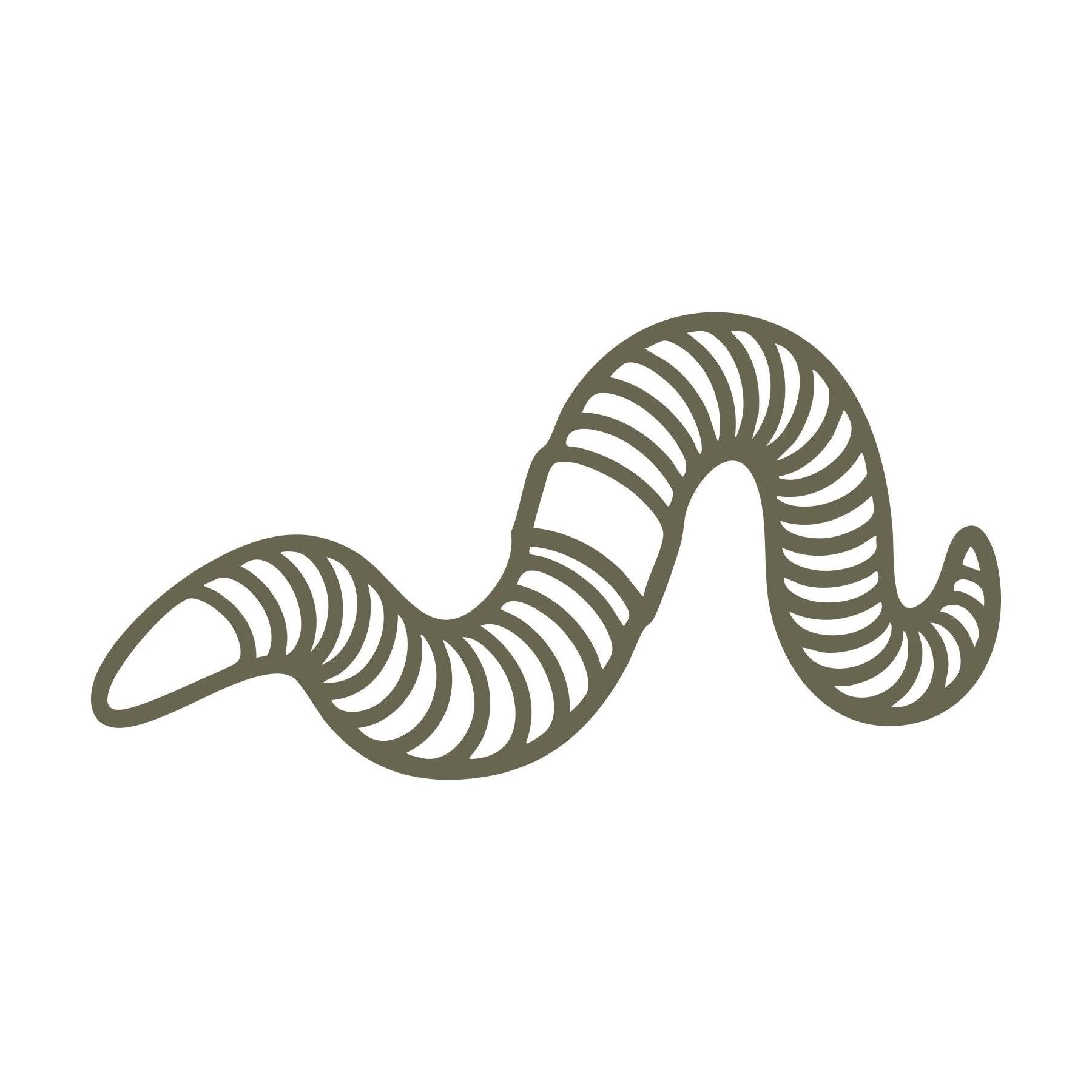 Worm Delrin Leather Stamp