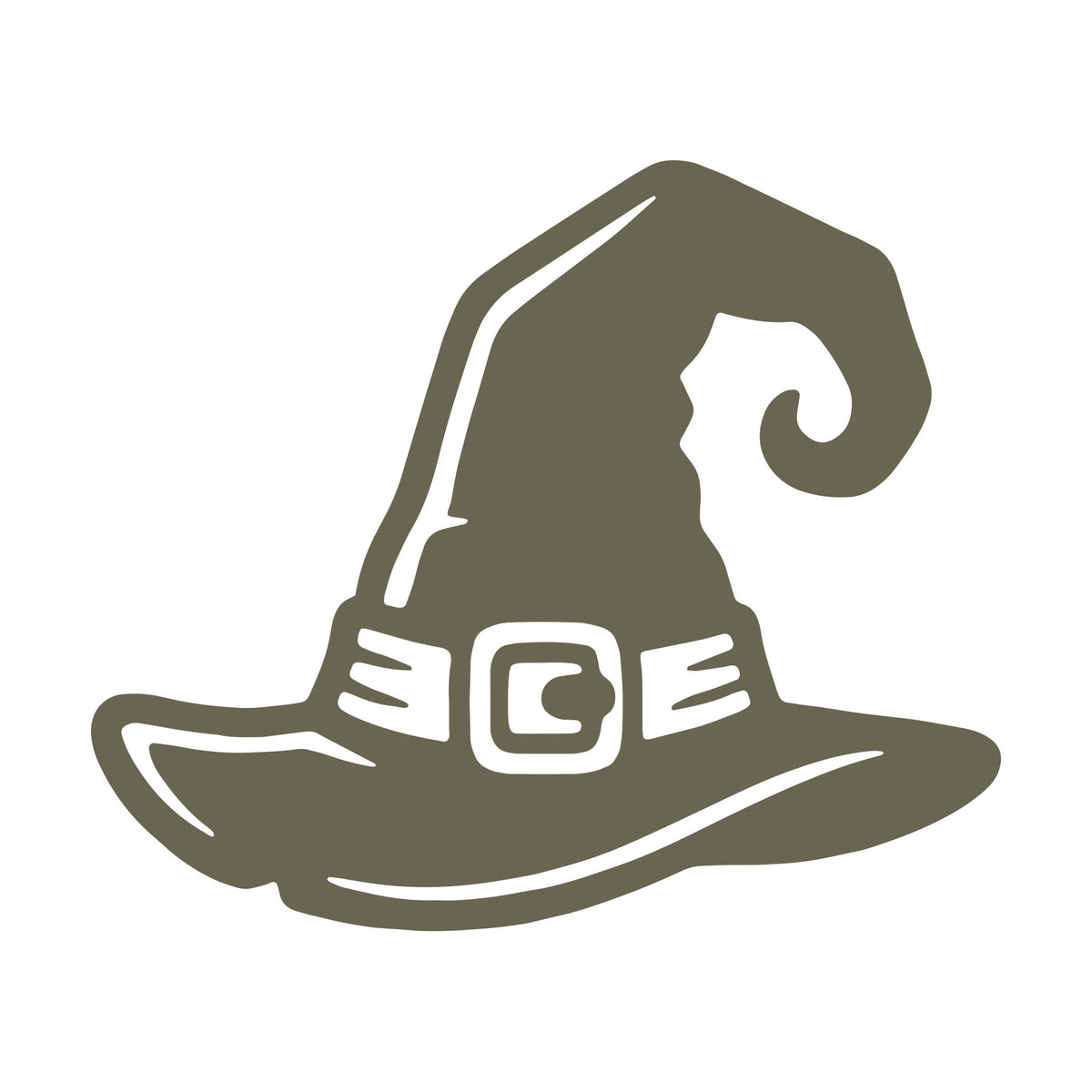 Witch Hat Delrin Leather Stamp